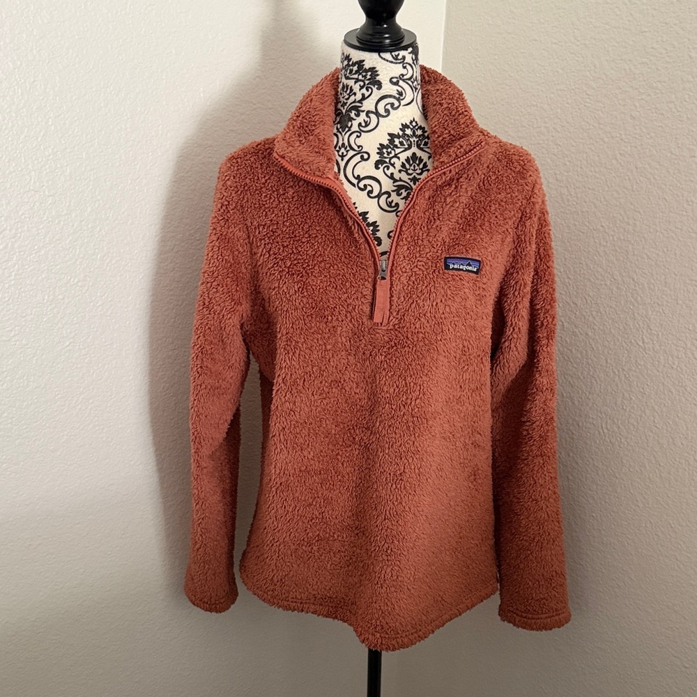 Patagonia Women's Los Gatos Sherpa Fleece Jacket - Rust size Large